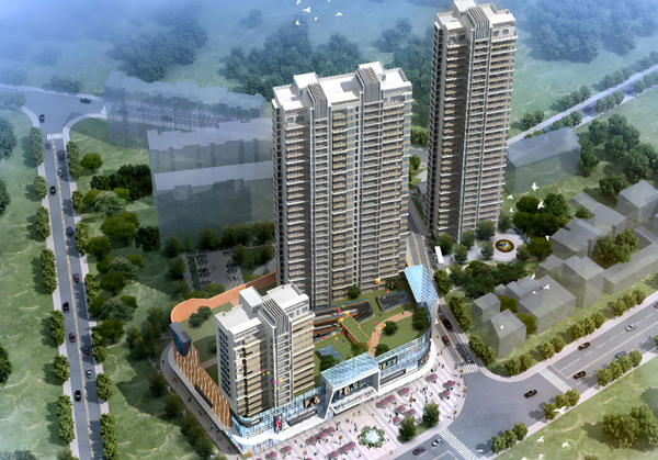 实景可期！湘阴东湖中央广场，商业综合体定位，解锁城芯消费新场景