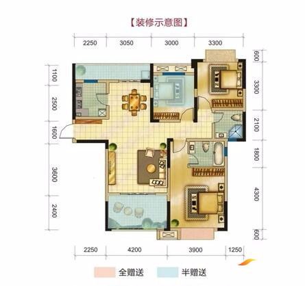 汉寿县金山国际新城D1户型