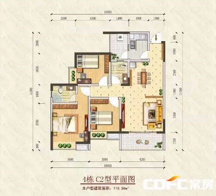 临澧第 一书香C2户型