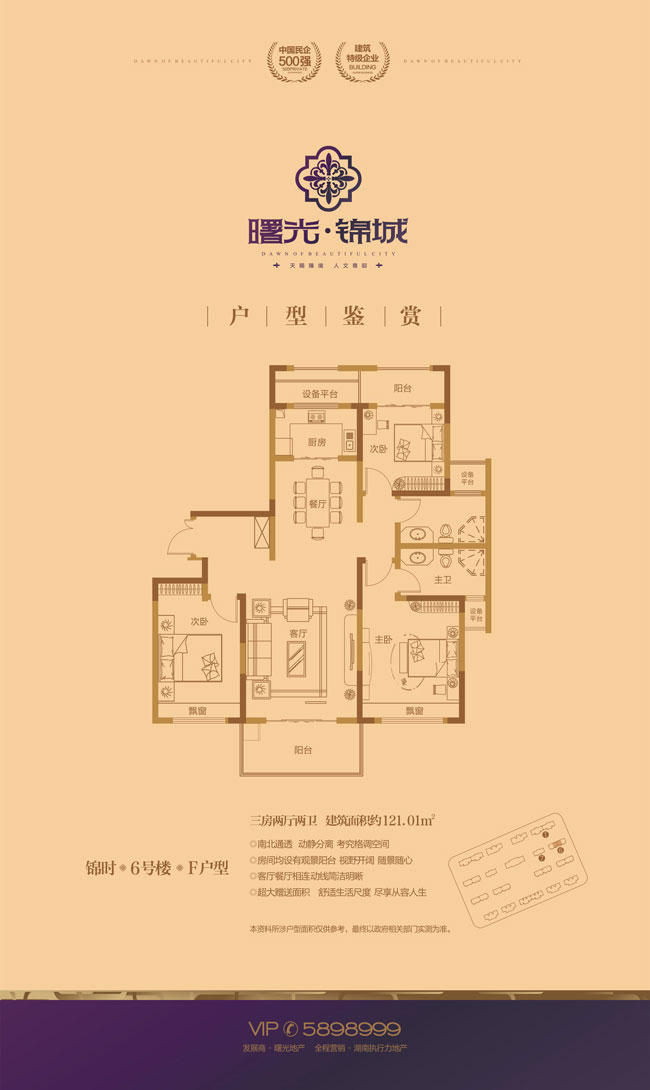 临澧曙光锦城F户型 