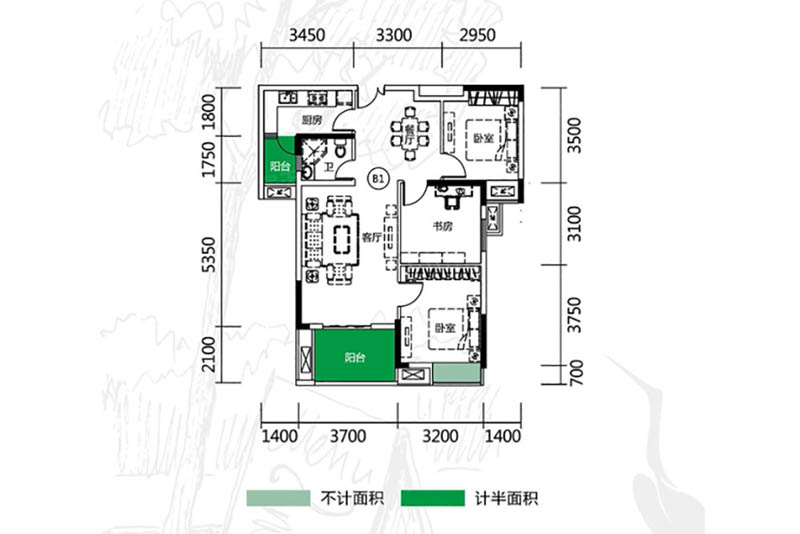 岳阳锦绣新城锦上户型