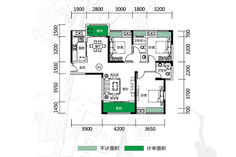 岳阳锦绣新城锦里户型
