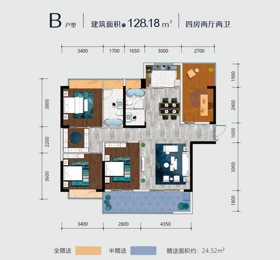 耒阳九曲河B户型