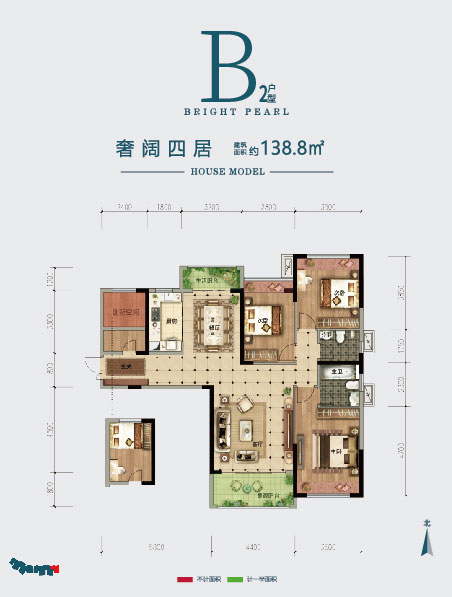 耒阳碧水明珠B2户型