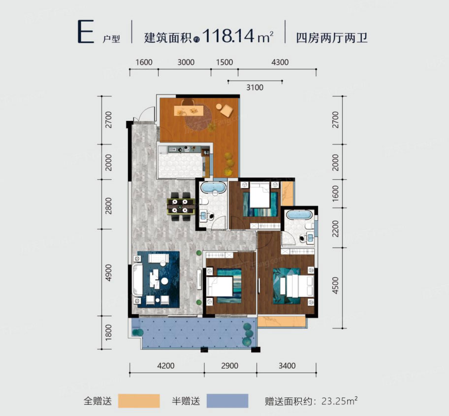 耒阳九曲河E户型