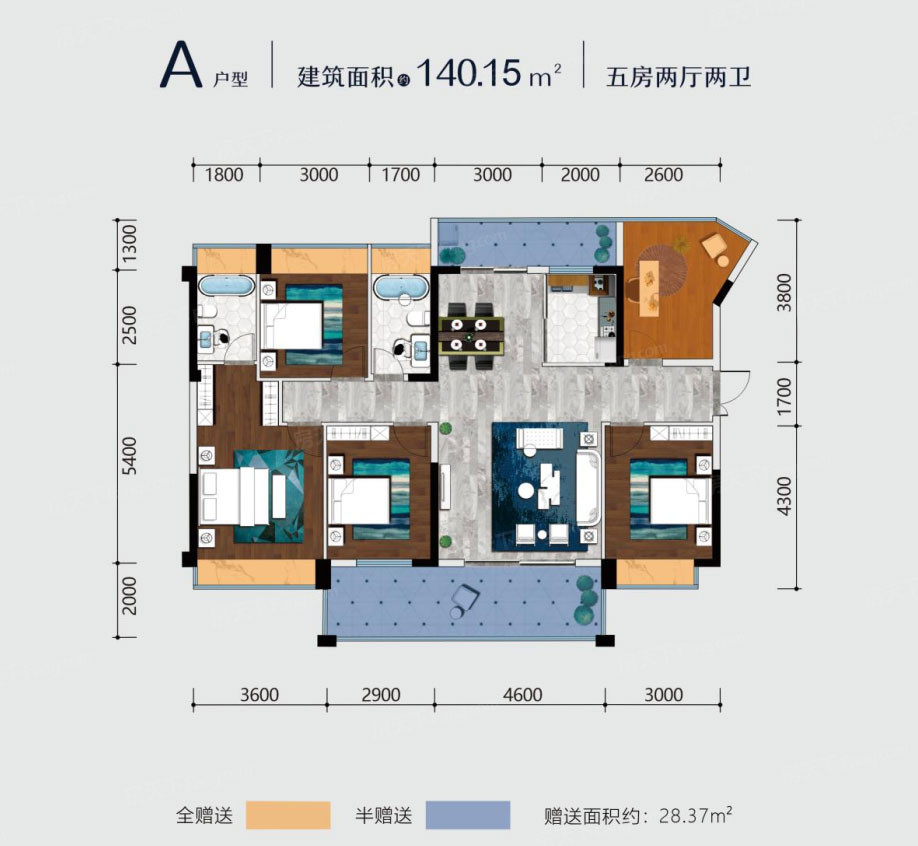 耒阳九曲河A户型