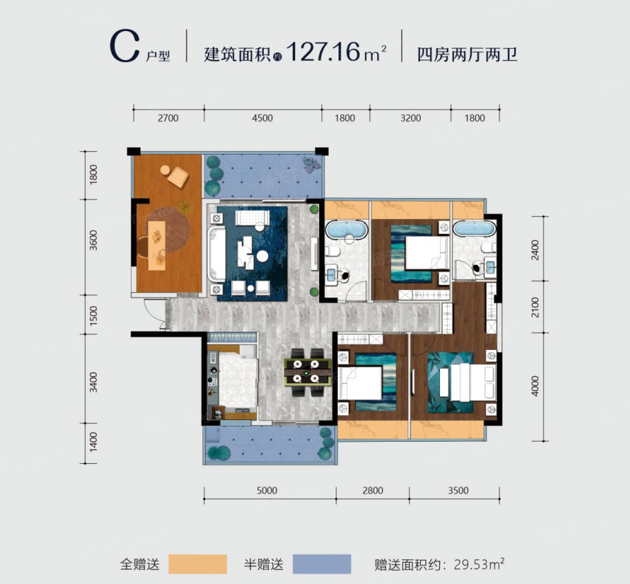 耒阳九曲河C户型