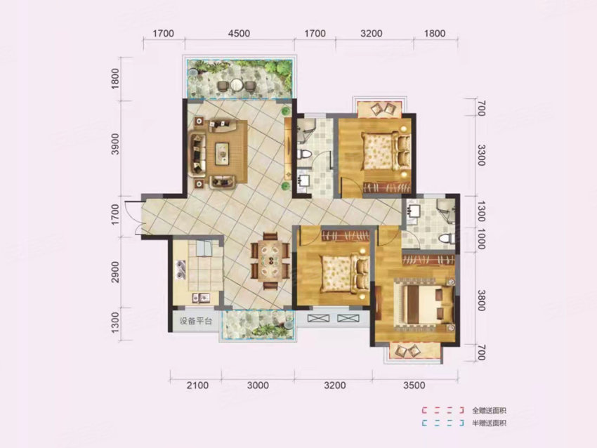 桂东汇达豪庭G2户型
