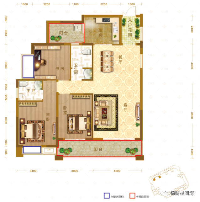 桂阳锦鹏星湖湾B户型