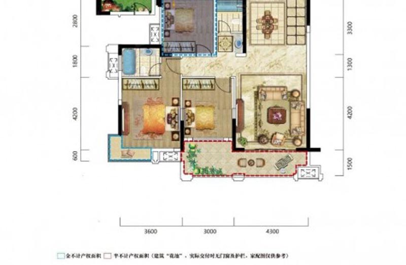 郴州明大公园九里B3户型