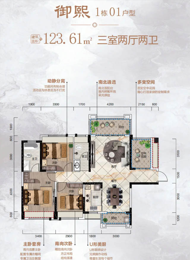 郴州楚鑫顺熙园1栋01户型