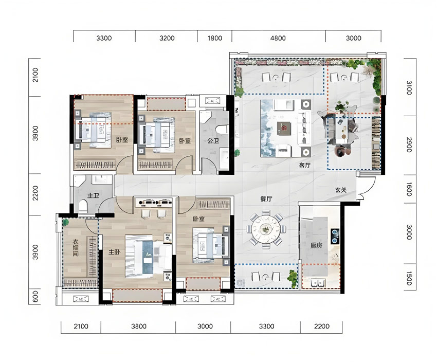皇廷万里江山D户型