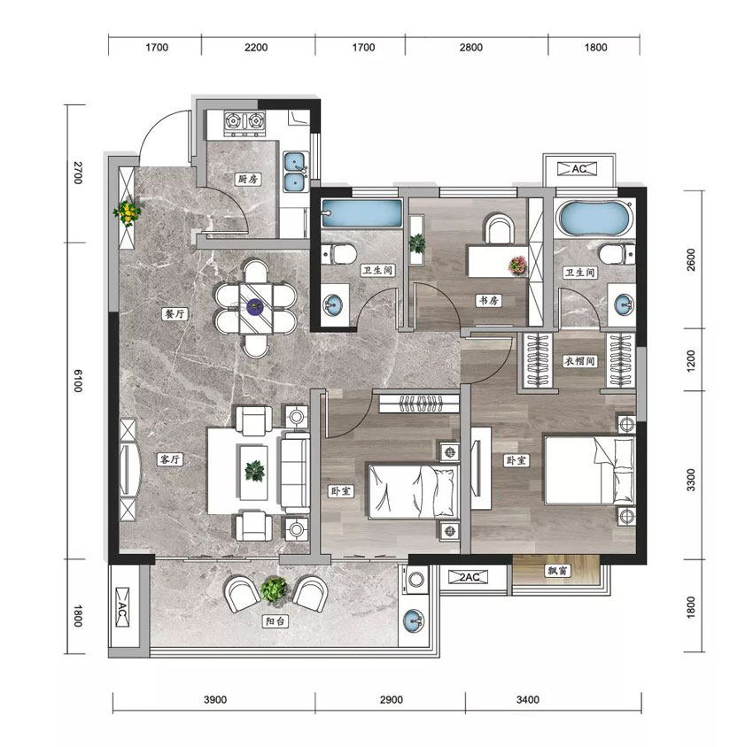 株洲锦湘悦锦绣户型