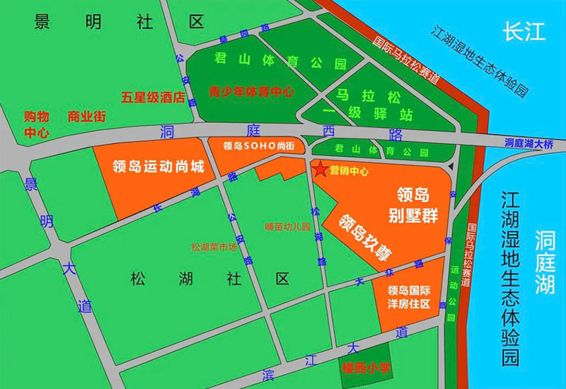 岳阳合众领岛运动尚城区位图