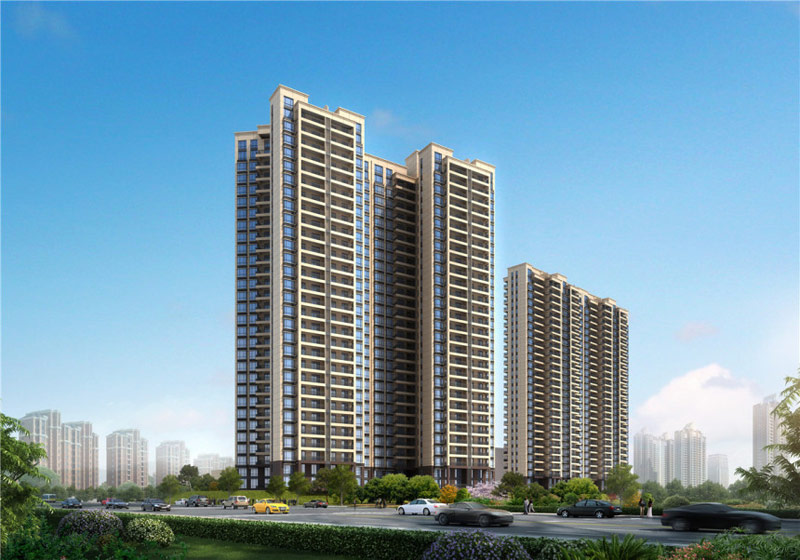 常宁宜水新城城市花园效果图