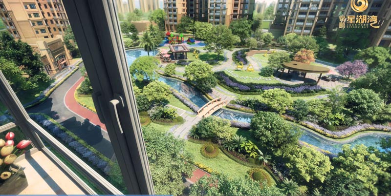 桂阳锦鹏星湖湾样板间