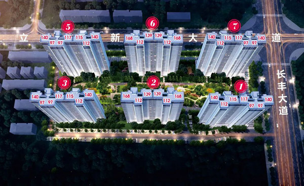 衡阳买房必看！融冠爱城四房48万起，97-117㎡高赠送划算