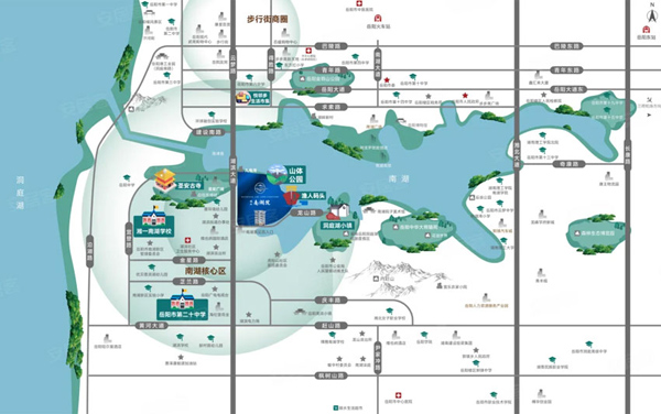 岳阳观山&middot;南湖院｜项目概况+近期施工进度，1-5栋已封顶